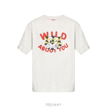 Kenzo 26SS ���� Wild Tiger Ƽ���� FG55TS2064SG 93 Grigio26SS ���� Wild Tiger Ƽ���� FG55TS2064SG 93 Grigio