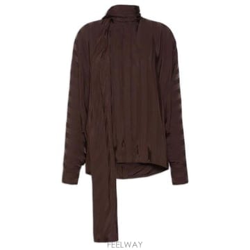 26FW 스포트막스 블라우스 2622196031600 003 Marrone