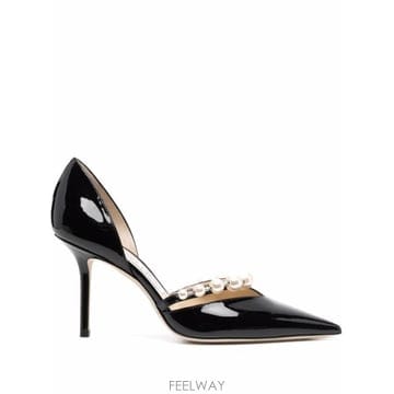 Jimmy Choo 26FW ������ �� ������ AURELIE85XKM BLACKWHITE Nero26FW ������ �� ������ AURELIE85XKM BLACKWHITE Nero