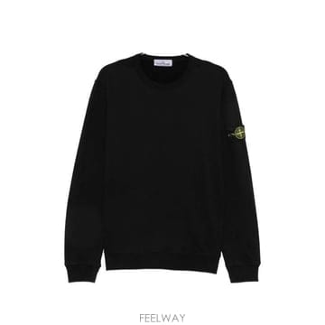 26FW 스톤 아일랜드 60120 코튼 플리스 스웨트셔츠 L2S156100049S0A20 V0029 Nero