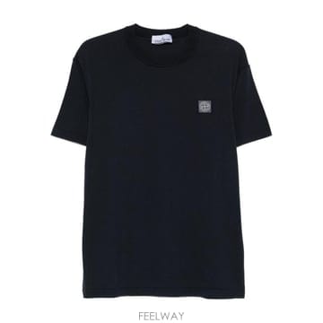 26SS 스톤 아일랜드 오가닉 코튼 저지 피사토 이펙트 티셔츠 L1S152100026S0057 V0020 B