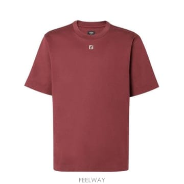 26SS 펜디 코튼 티셔츠 FY0936ARYY F0HM6 Rosso