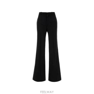 26FW 끌로에 플레어 팬츠 CH26APA36067 001 Nero