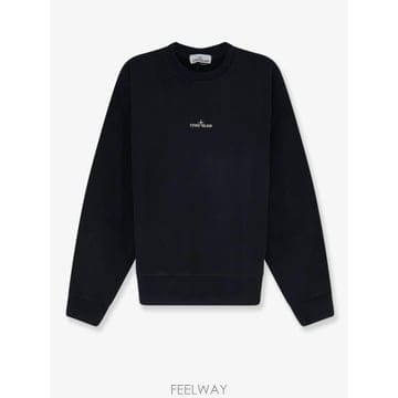 26FW 스톤 아일랜드 오가닉 코튼 로고 프린트 스웨트셔츠 L2S156100039S0477 V0029 Ner
