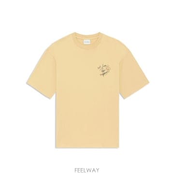 26FW 드롤드무슈 반팔 티셔츠 LTS188CO248 OC Giallo