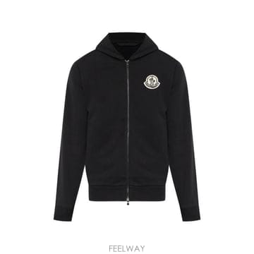 26FW 몽클레어 후드 티셔츠 L20918G00027899V4 999 Nero