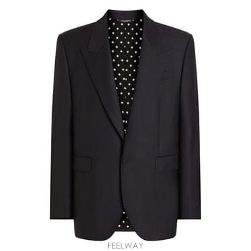 26SS 돌체앤가바나 더블 브레스티드 시칠리아 버진 울 자켓 G2VN6TGK048 B0665 Blu
