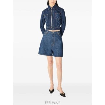 26SS 마린세르 데님 숏팬츠 WSH018ARDEN0002 BL80 Blu