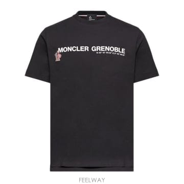 26SS 몽클레어 그레노블 로고 코튼 블렌드 티셔츠 L10978C0001789AW1 999