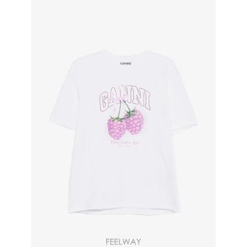 GANNI 26FW ���� ���� Ƽ���� A1050140 151 Bianco26FW ���� ���� Ƽ���� A1050140 151 Bianco