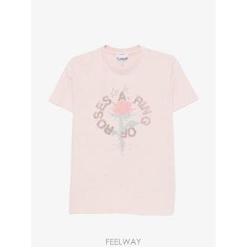 GANNI 26FW ���� ���� Ƽ���� A1050152 0BN Rosa26FW ���� ���� Ƽ���� A1050152 0BN Rosa