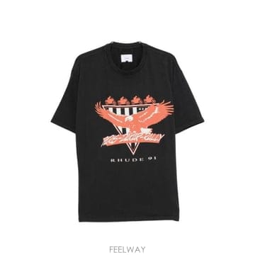 RHUDE 26FW ��� ž RHFW26TT08012 8612 BLACK26FW ��� ž RHFW26TT08012 8612 BLACK