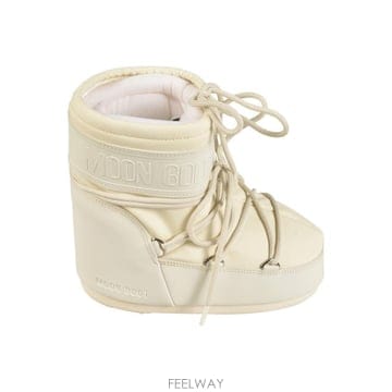 26FW 문부츠 아이콘 나일론 로우 부츠 80D1409380 L002 Beige