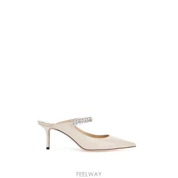 Jimmy Choo 26FW ������ �� ������ BING65PAT LINEN Bianco26FW ������ �� ������ BING65PAT LINEN Bianco