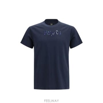 26FW 펜디 반팔 티셔츠 FY1319 AUOBF0PTH Blu