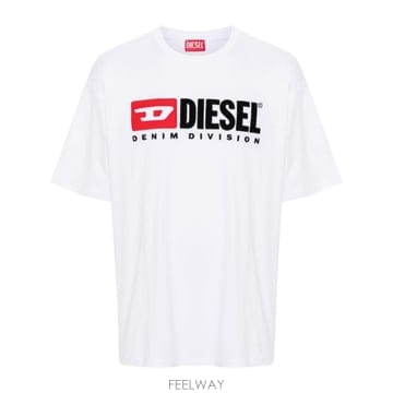 Diesel 26FW ���� T �ڽ�Ʈ Div �ΰ� ��ġ Ƽ���� A14943 0GRAI100 Bianco26FW ���� T �ڽ�Ʈ Div �ΰ� ��ġ Ƽ���� A14943 0GRAI10