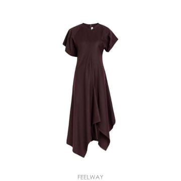 26FW 빅토리아 베컴 미디 원피스 1326WDR007460A ACAI Viola