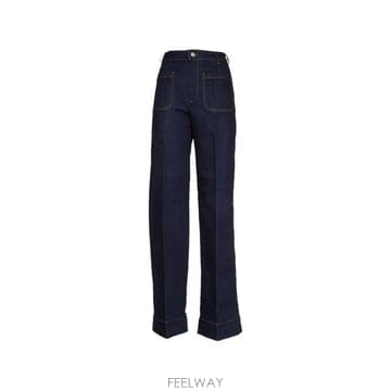 26FW 빅토리아 베컴 데님 팬츠 1226DJE007252HS INDIGO Blu