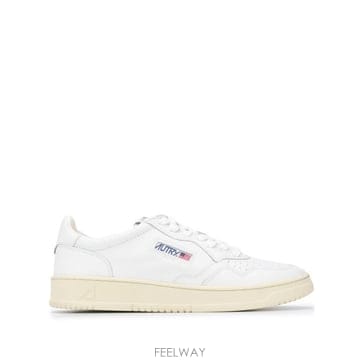 26FW 오트리 메달리스트 로우 스니커즈 AULMLL15 Bianco