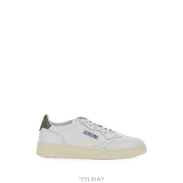 26FW 오트리 메달리스트 로우 스니커즈 AULMLL28 Bianco