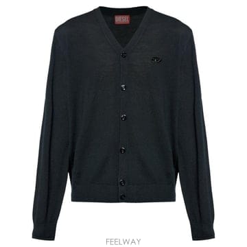 26FW 디젤 K 볼토 가디건 A17443 0DCCH9XX Nero