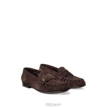 Jimmy Choo 26FW ������ ���� ELLISLOAFERFSUE CHOCOLATE Marrone26FW ������ ���� ELLISLOAFERFSUE CHOCOLATE Marrone