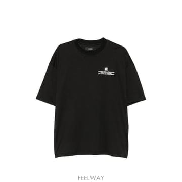 26FW 아미리 반팔 티셔츠 AM326JR012 002 Nero