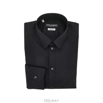 26FW 돌체앤가바나 긴팔 셔츠 G5EJ0T GK322N0000 Nero