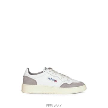 26FW 오트리 메달리스트 로우 스니커즈 AULMFT15 Bianco