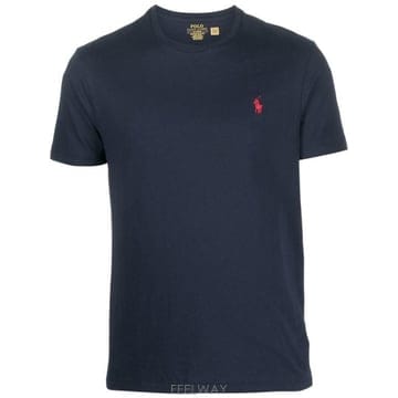 26FW 폴로 랄프로렌 반팔 티셔츠 710680785 004 Blu