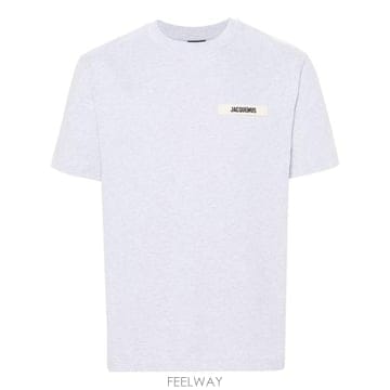 Jacquemus 26FW ��ũ���� �׷α׷� �ΰ� Ƽ���� TSM00133AJ00226 950 Grigio26FW ��ũ���� �׷α׷� �ΰ� Ƽ���� TSM00133AJ00226 950