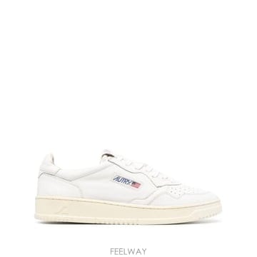 26FW 오트리 메달리스트 로우 스니커즈 AULMGG04 Bianco