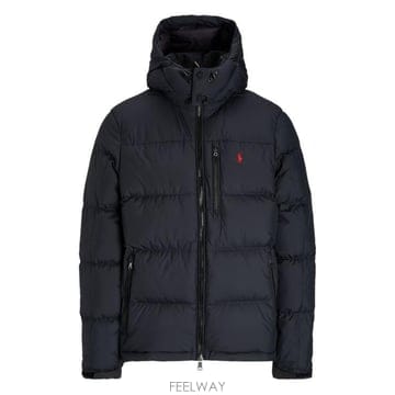 26FW 폴로 랄프로렌 고햄 다운 자켓 710968278 001 Nero
