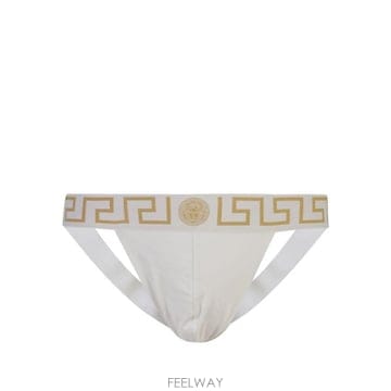 25FW 베르사체 라운지 웨어 AUU01017 1A10011A81H White