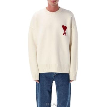 Ami 26FW �ƹ� �� ��Ʈ �� ũ��� ������ UKS838018 154 ECRU RED26FW �ƹ� �� ��Ʈ �� ũ��� ������ UKS838018 154 ECRU 