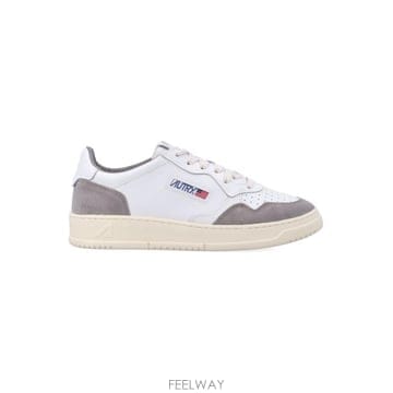26FW 오트리 메달리스트 로우 스니커즈 AULMFT15 WC WHITE CEMENTO