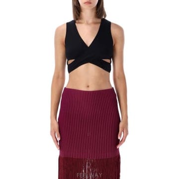 Alaia 26FW �˶��̾� �μҸ� Ƽ���� AA9H1547J085D 995 Nero26FW �˶��̾� �μҸ� Ƽ���� AA9H1547J085D 995 Nero
