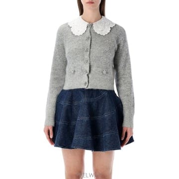 26SS 셀프 포트레이트 스웨터 RS26123CGR GREY Grigio