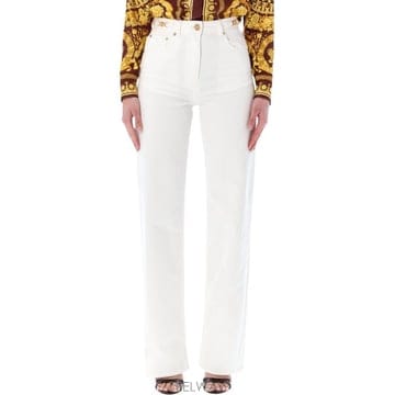 26SS 베르사체 데님 팬츠 10137451A08570 1D110 Bianco