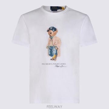 26FW 폴로 랄프로렌 반팔 티셔츠 710B30192 001 Bianco