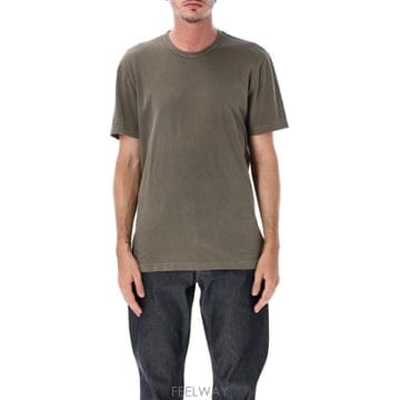 26FW 제임스펄스 클래식 핏 숏슬리브 크루넥 티셔츠 MLJ3311 LOLP Verde