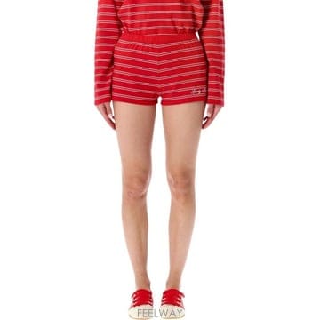 26SS 스포티앤리치 숏팬츠 SH071710326RE33 3953 RUBY WHITE
