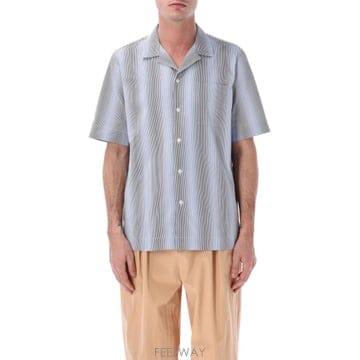 Dries Van Noten 26SS �帮�� �� ��ư ���� Ƽ���� 0207423063 504 Blue26SS �帮�� �� ��ư ���� Ƽ���� 0207423063 504 Blue