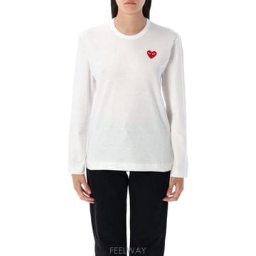 Comme des Garcons 26FW �ĵ������� ���� Ƽ���� AX T118 051 2 Bianco26FW �ĵ������� ���� Ƽ���� AX T118 051 2 Bianco