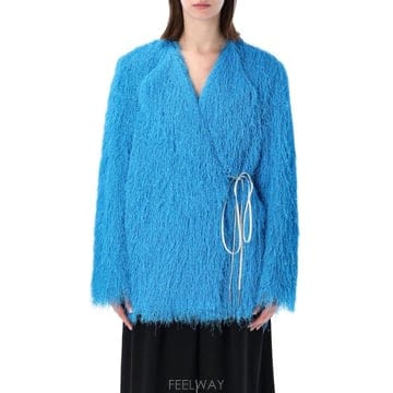 Dries Van Noten 26SS �帮�� �� ��ư ���� 2610102633038 503 TURQUOISE26SS �帮�� �� ��ư ���� 2610102633038 503 TURQUOISE