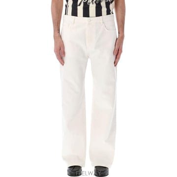 26SS 아미 코튼 라지 핏 진 HTR450DE0126 136 Bianco
