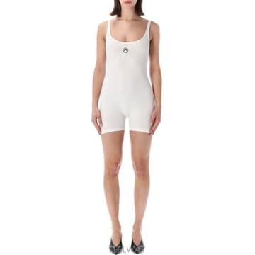 26SS 마린세르 점프수트 WJS029ACJER0011 WH10 WHITE BLACK MOON