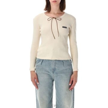 Miu Miu 26FW �̿�̿� ��ư Ƽ���� MJLA58191I F037926FW �̿�̿� ��ư Ƽ���� MJLA58191I F0379