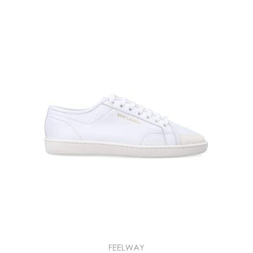 26SS 생로랑 GYM 짐 스무스 레더 스니커즈 82008700N00 9030 Bianco