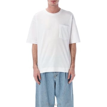 Dries Van Noten 26SS �帮�� �� ��ư ���� Ƽ���� 0211103603 001 Bianco26SS �帮�� �� ��ư ���� Ƽ���� 0211103603 001 Bianco